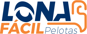 logotipo lona fácil pelotas